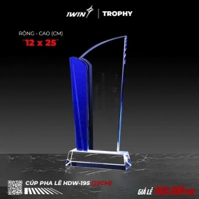 Kỷ Niệm Chương pha lê iWin HDW-195