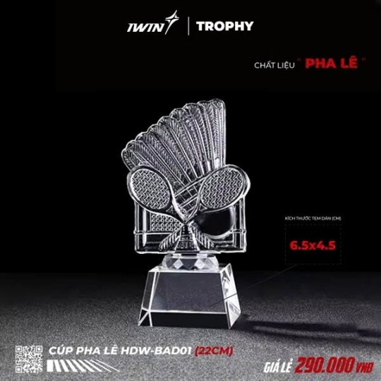 CUP IWIN CẦU LÔNG 01